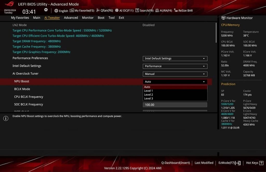 Asus ROG Maximus Z890 - overclocking