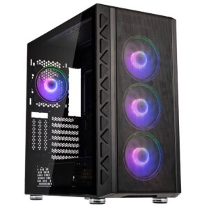 Kolink Citadel Mesh ATX ARGB Midi-Tower Gaming Case - Black