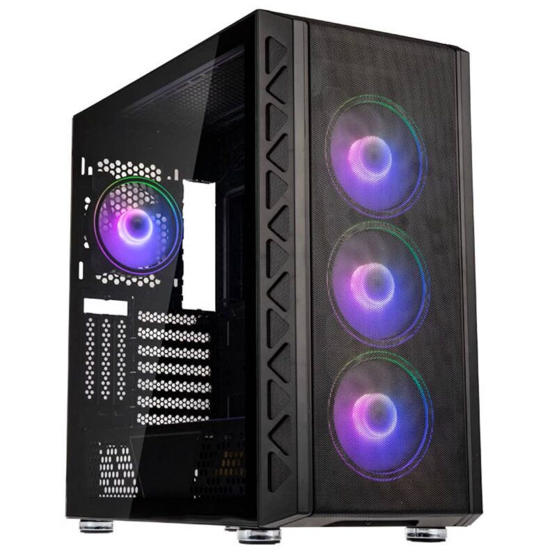 Kolink Citadel Mesh ATX ARGB Midi-Tower Gaming Case - Black