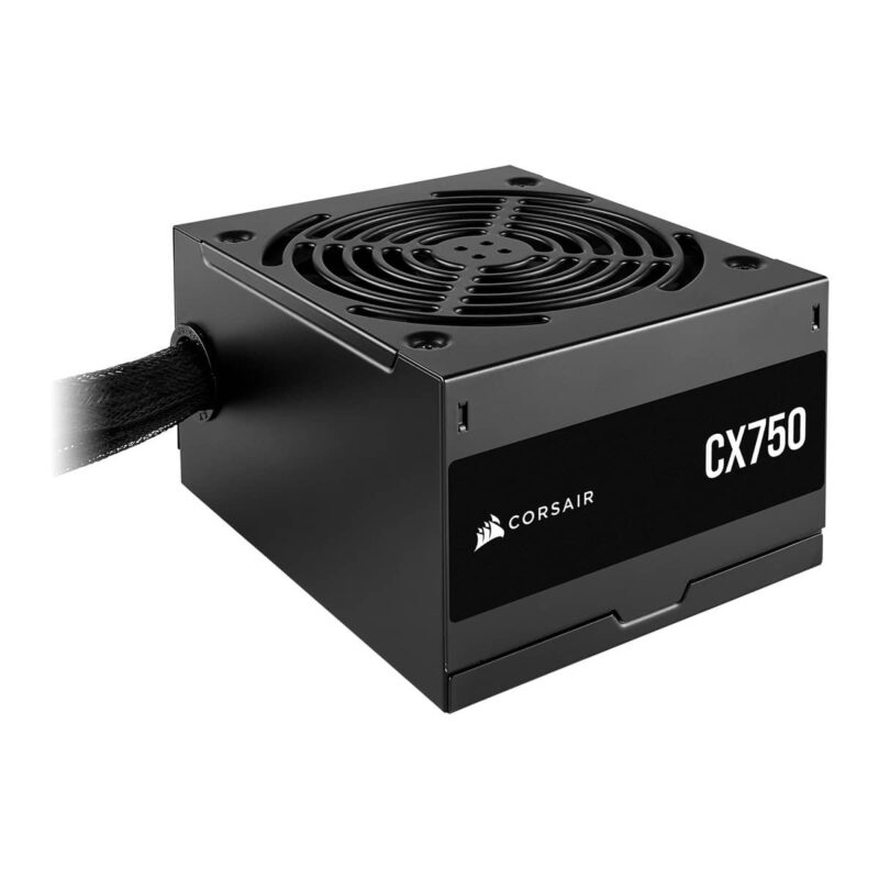 Corsair 750W CX750 PSU, Fully Wired, 80+ Bronze, Thermally Controlled Fan